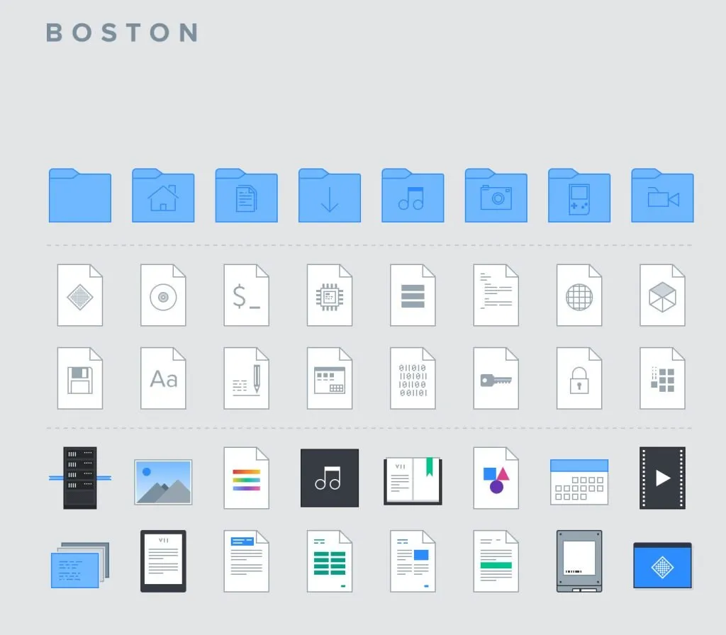 Boston icon theme 1