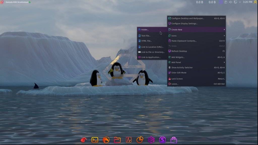 Garuda Linux Desktop (2022)