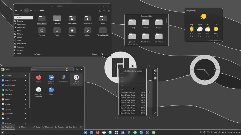 Graphite KDE Theme