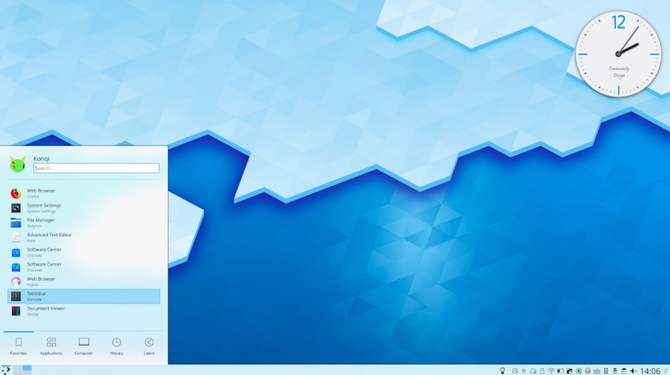 KDE Plasma 5 Desktop