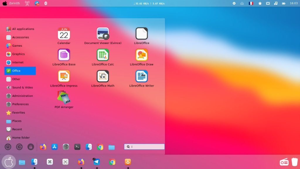 macOS Big Sur theme for Cinnamon desktop