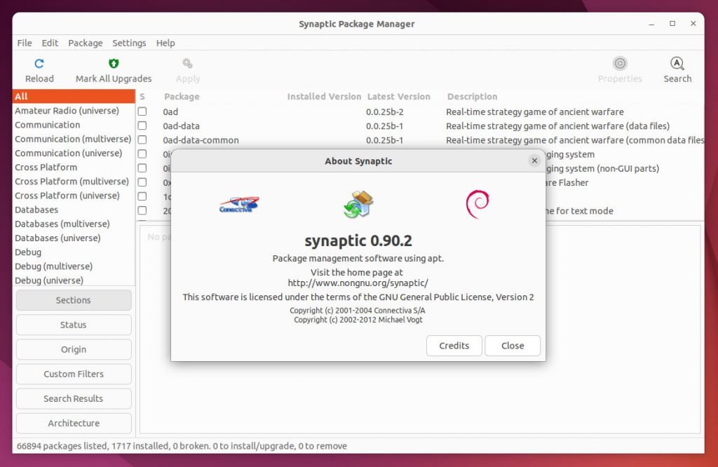 Synaptic Package Manager - Essential Ubuntu Apps
