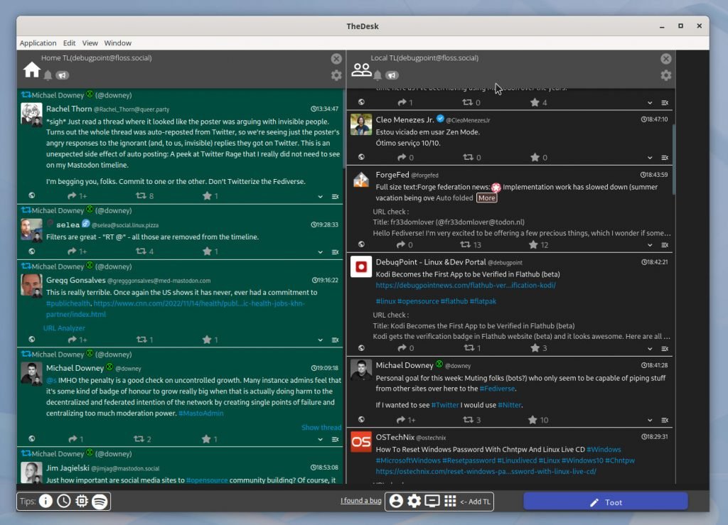 TheDesk Mastodon Client